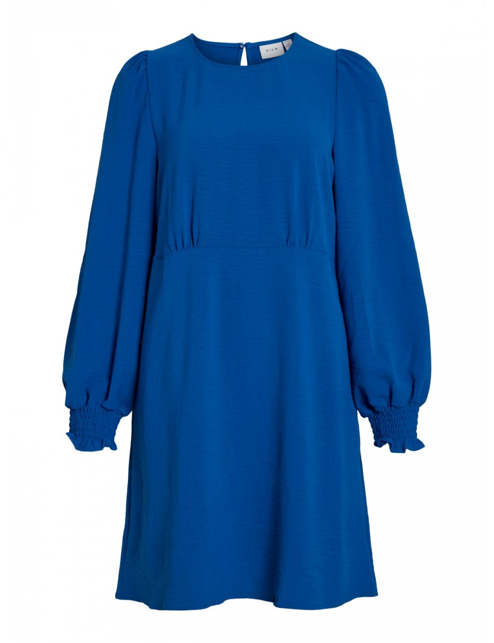 Vestido básico modelo Gaja en color azul. Marca Vila.