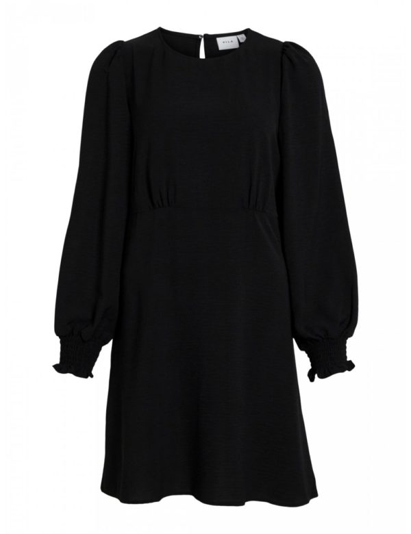 Vestido básico modelo Gaja en color negro. Marca Vila.
