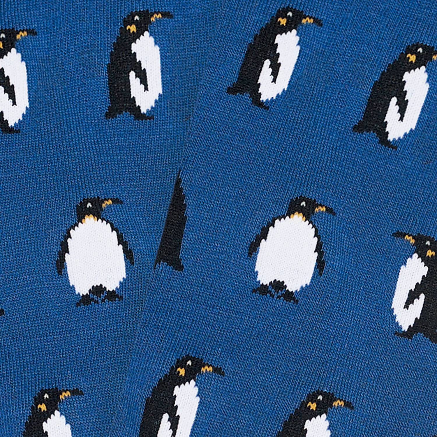 Calcetín de Jimmy Lion modelo Penguins en azul.
