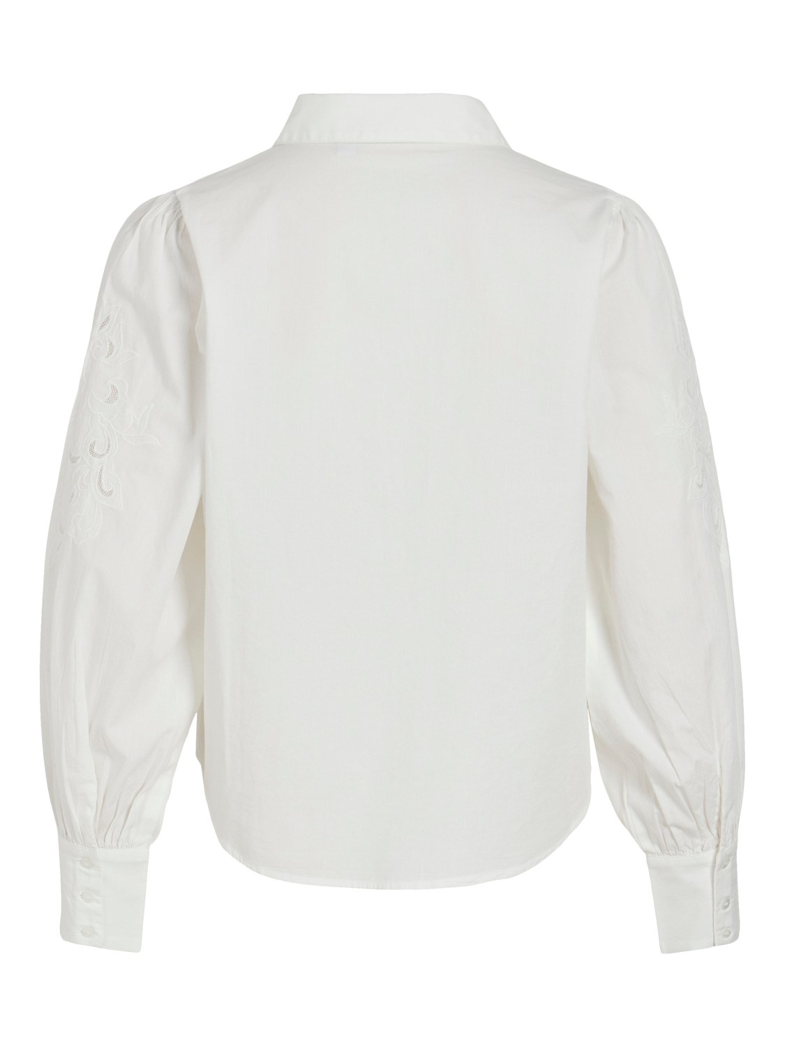 Camisa Node con mangas brocadas en color blanco. Modelo 14093574 de Vila.