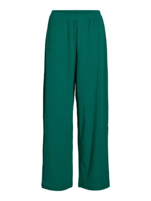 Pantalón Loli de canalé y cintura engomada en color verde. Modelo 14092123 de Vila.