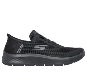 Skechers Slip-Ins Go Walk Flex 216324 BBK negro, vista lateral