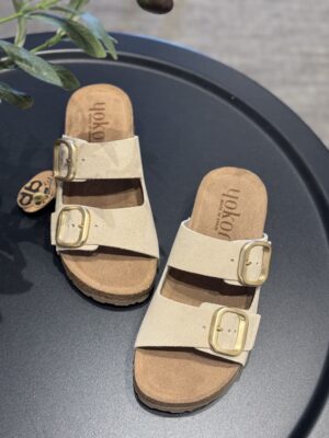 Sandalia bio Yokono Wiwi-003 beige