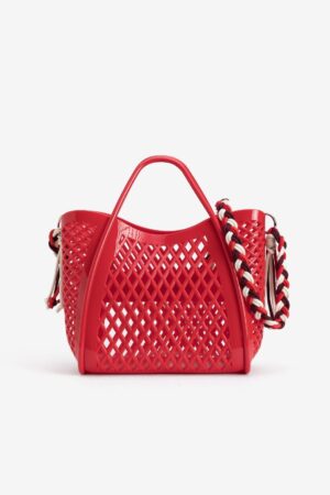 Bolso City de Rejilla Vilanova Rojo