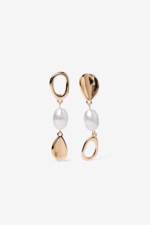 Pendientes Perla Dorada Vilanova