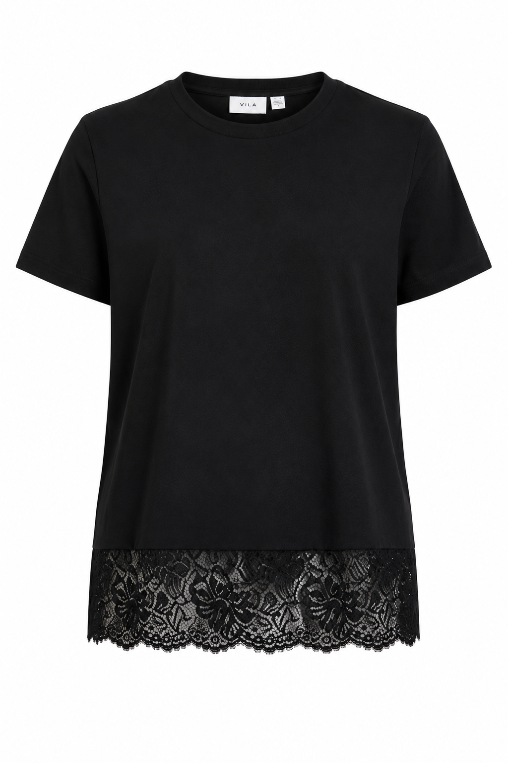 Camiseta Sybil Lace Vila negro