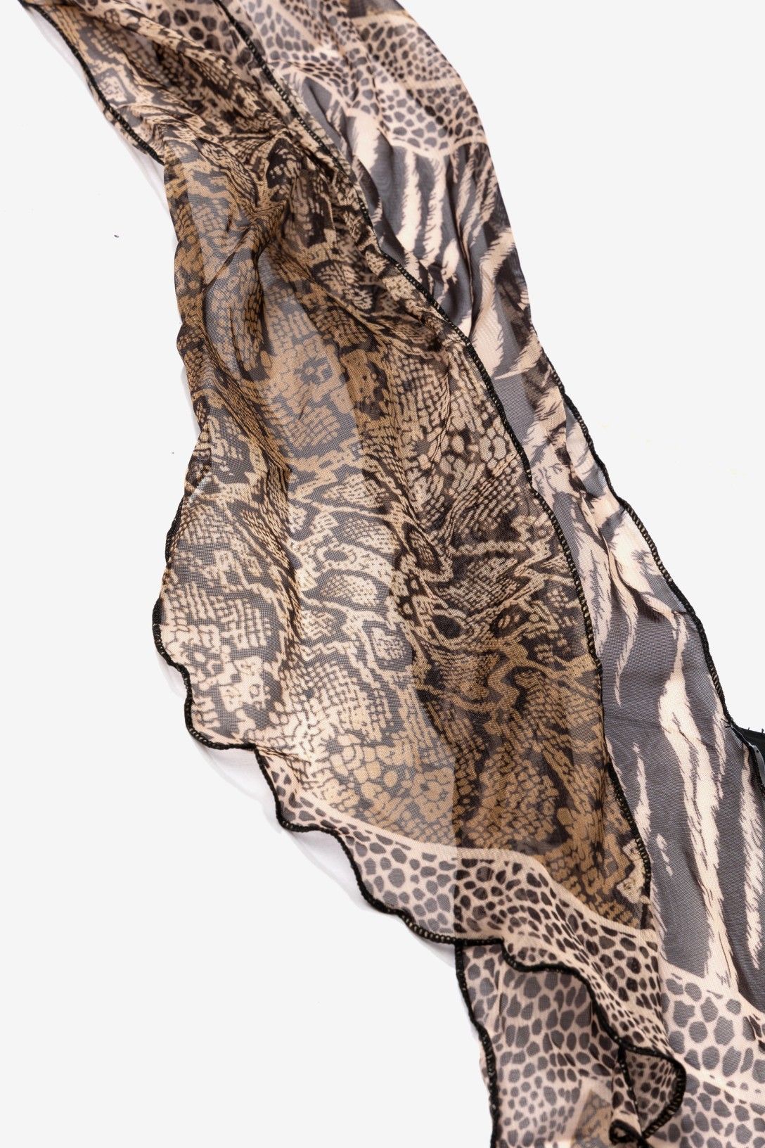 Pañuelo Print Serpiente Vilanova Marrón