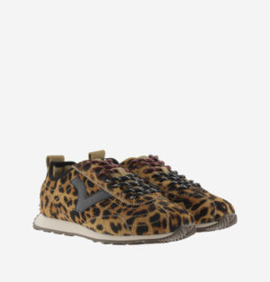 Deportiva Root Animal Victoria leopardo en piel