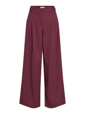 Pantalón Lista Vila burdeos de pierna ancha