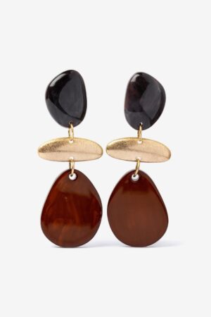 Pendientes Carey Vilanova Marrón