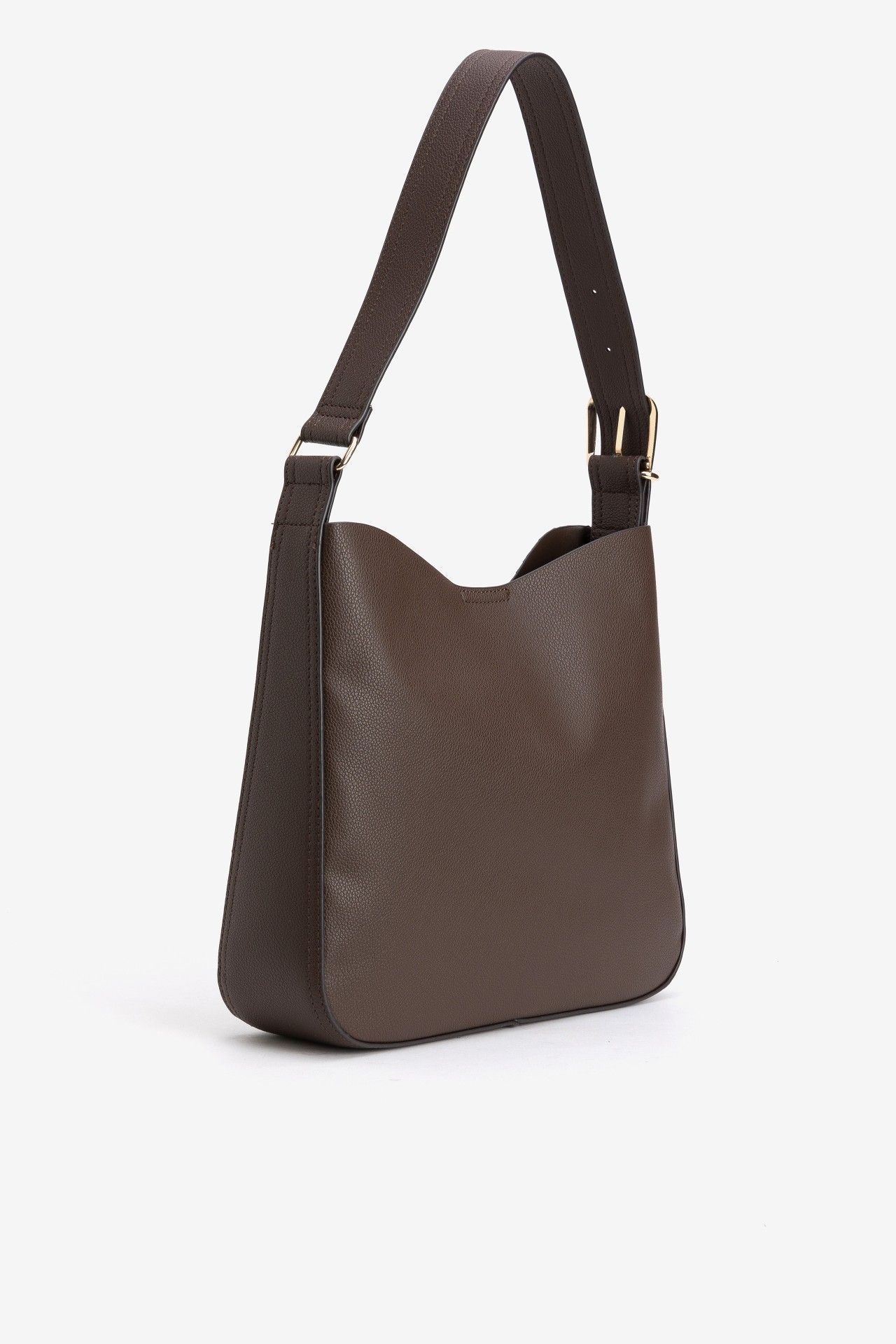Bolso de hombro Vilanova Marrón con Correa Ancha, vista 2