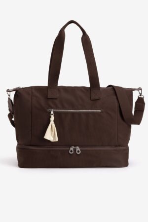 Bolso de viaje Vilanova Marrón con Colgante, vista 1