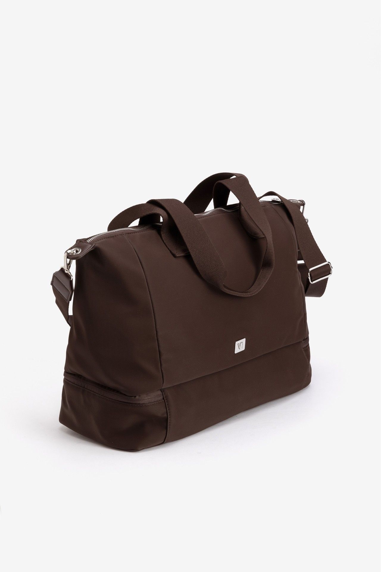 Bolso de viaje Vilanova Marrón con Colgante, vista 2