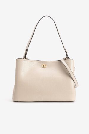 Bolso city Vilanova Beige Efecto Cocodrilo, vista 1