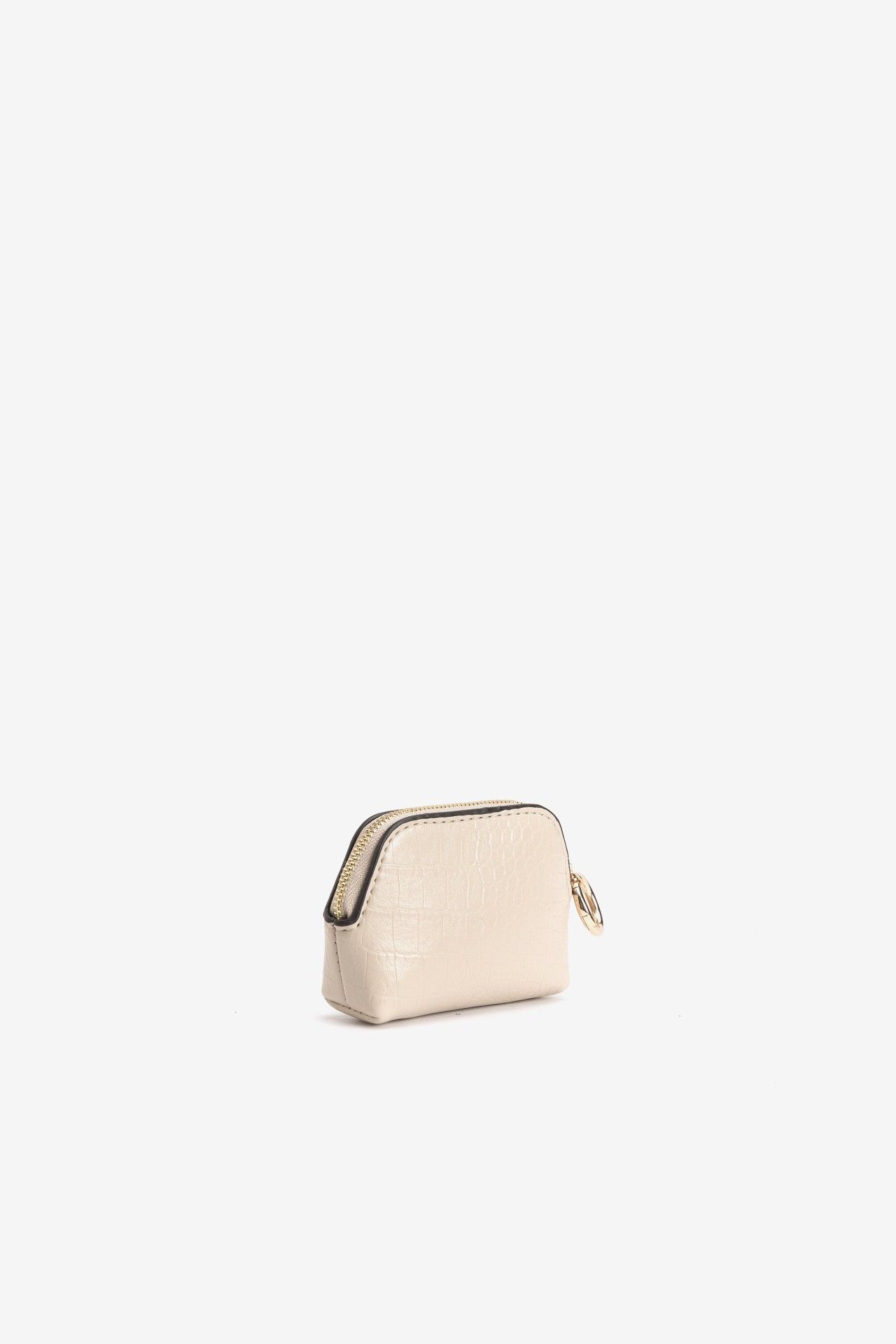 Monedero Vilanova Beige Efecto Cocodrilo, vista 2