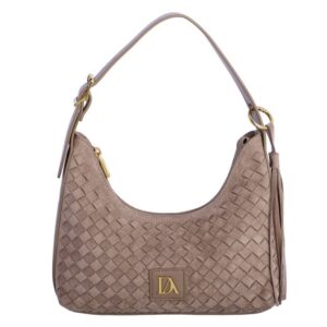 Bolso de hombro Virela Don Algodón Taupe, vista 1