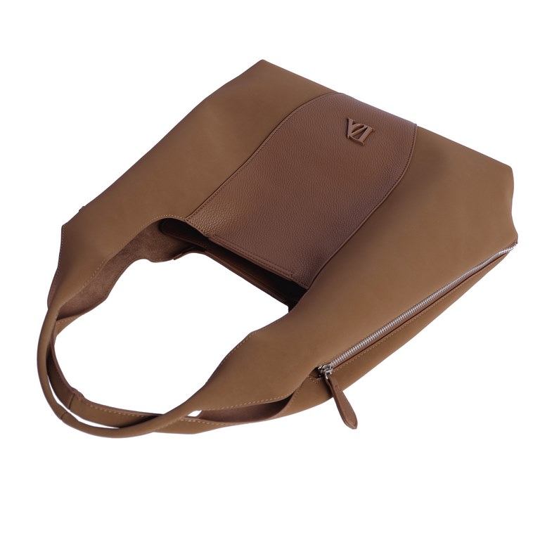Bolso de hombro Sorela Don Algodón Camel, vista 5