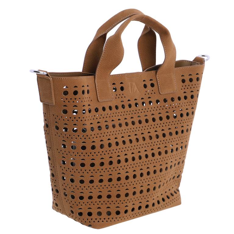 Bolso de mano Orlena Don Algodón Camel, vista 2