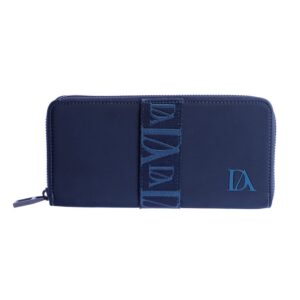 Cartera grande Zarela Don Algodón Azul Marino, vista 1