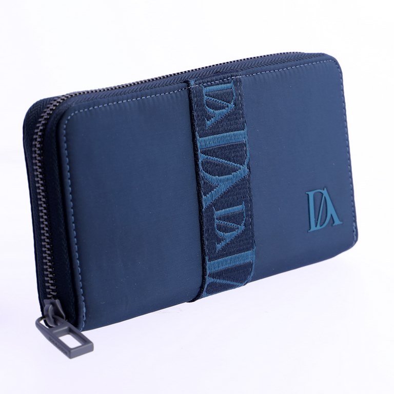 Cartera grande Zarela Don Algodón Azul Marino, vista 2