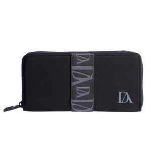 Cartera grande Zarela Don Algodón Negro, vista 1