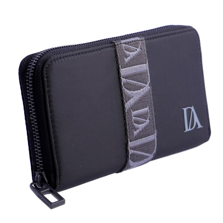 Cartera grande Zarela Don Algodón Negro, vista 2