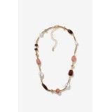 Collar de Cuentas Vilanova Rosa y Marrón, vista 1
